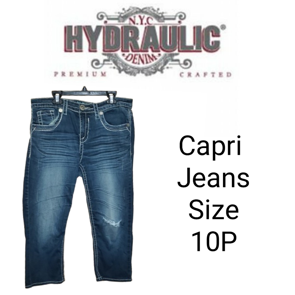 Hydraulic Jean Capri Size 10P